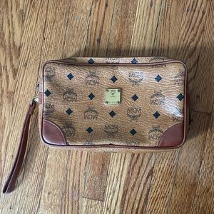 MCM original wristlet clutch pouch